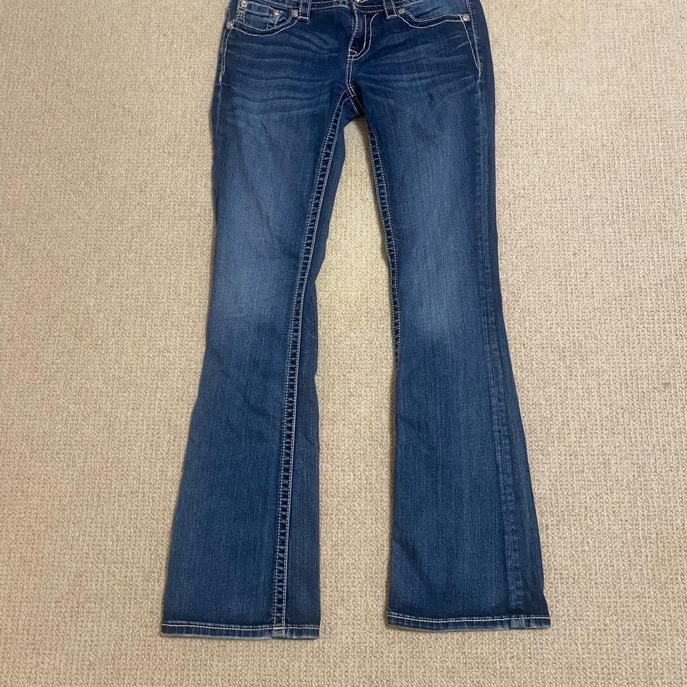 Miss Me Dark Blue Boot Cut Jeans